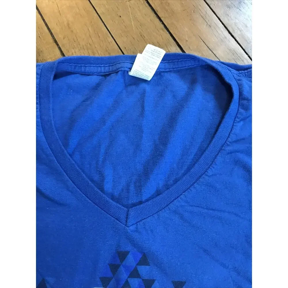 Grand Rapids Football‎ Club Womens XXL Blue tee Gildan Soft